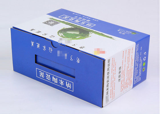 상표 인쇄를 가진 상한 광택 있는 박판 제품 포장 상자