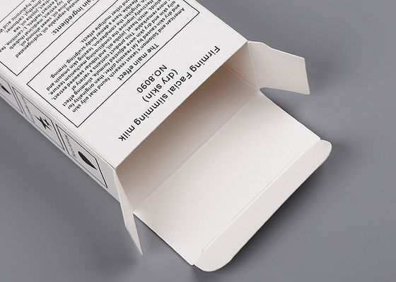 뜨거운 레이저는 및 광택이 없는 니스로 칠하기를 가진 백색 상아빛 널 종이 포장 상자