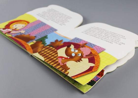친절한 아동 도서 에코는 풀 컬러 인쇄 표면을 가진 커트 마분지 죽습니다