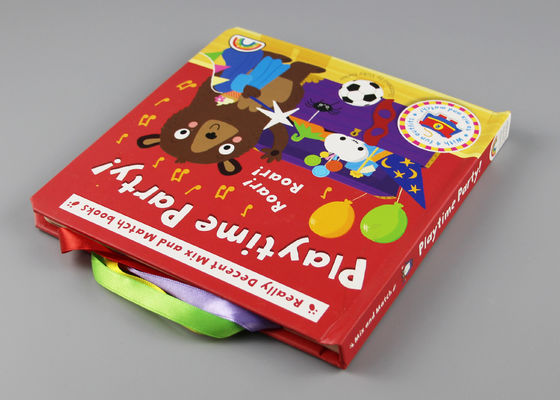 250gsm 2mm 다채로운 편지를 가진 다언어 두꺼운 표지의 책 아동 도서