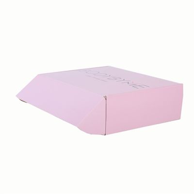 옷을 위한 4C 상쇄 선물 포장 상자 분홍색 157gsm 두꺼운 종이 CMYK