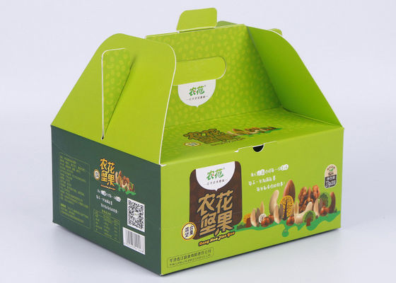 녹서 식품 포장을 위한 포장 상자 광택 있는 박판 그리고 연약한 주름을 나르십시오