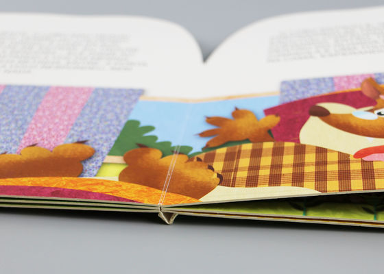친절한 아동 도서 에코는 풀 컬러 인쇄 표면을 가진 커트 마분지 죽습니다