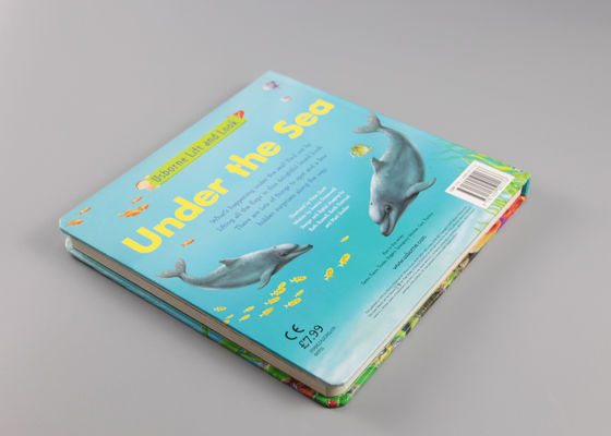 UV 반점과 기름 니스로 칠하기로 인쇄하는 귀여운 광택이 없는 두꺼운 표지의 책 아동 도서